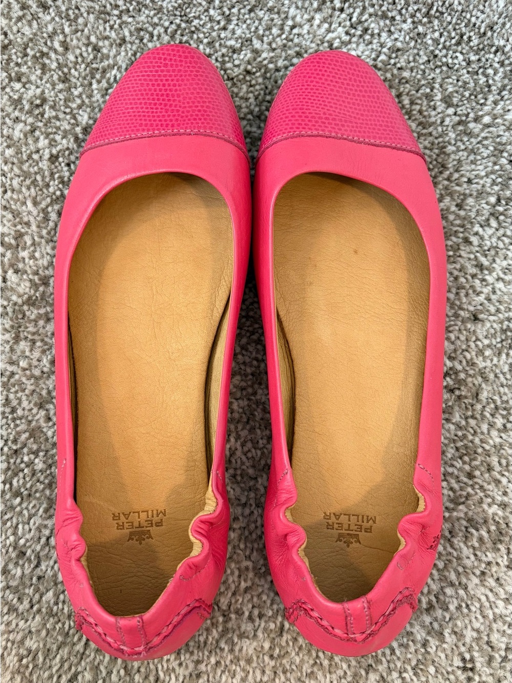 Peter Millar Bright Pink Women's Slip-On Ballet Flats